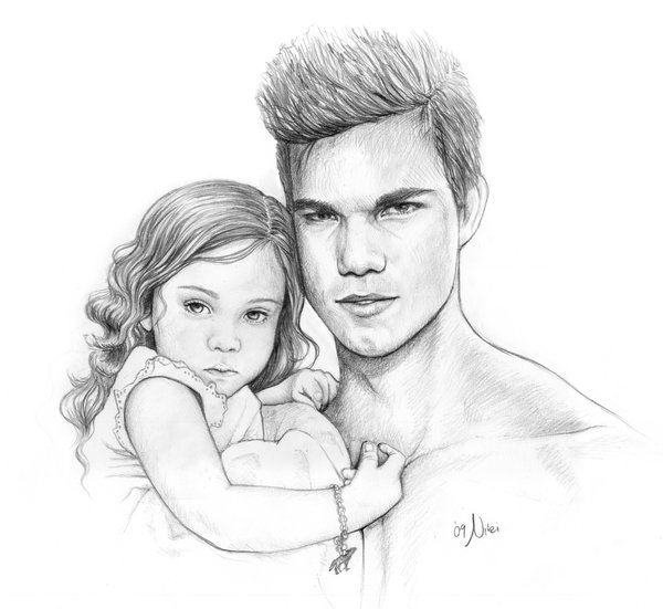 Jacob with Renesmee