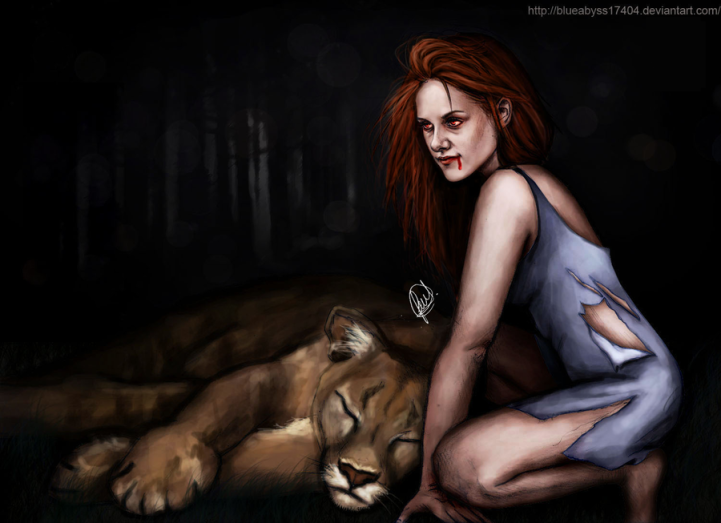 Bella as wild vampire