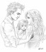 Bella and Edward with Renesmee